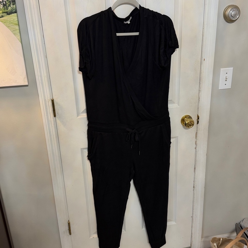 Z Supply Black Knit Junpsuit